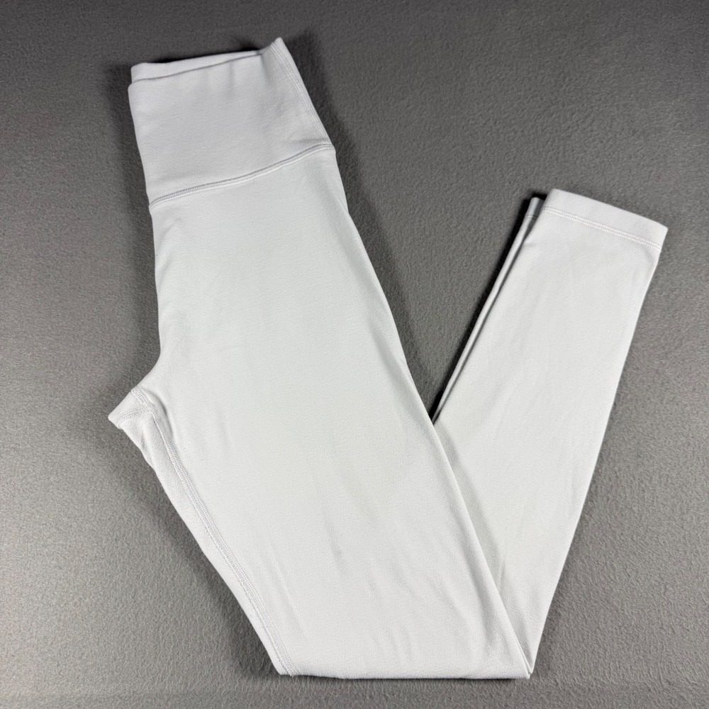 Tna Aritzia High Waisted Leggings Size S White Athletic Yoga Pants Athleisure